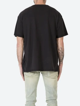 Drop laivyba JAV DYDIS Medvilnė JUODA streetwear cool akių spausdinti Vyrų marškinėliai Negabaritinių cool spausdinti vyrų Marškinėlius mens tee marškinėliai