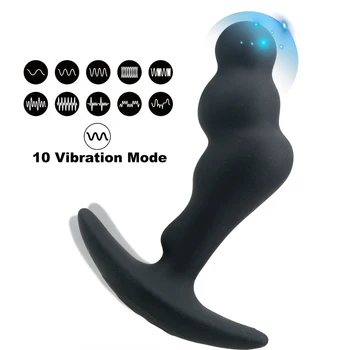 Suaugusiųjų Sekso Žaislų Žmogaus Išangę Belaidžio Nuotolinio Valdymo Prostatos Massager Vyrų Masturbator G Spot Vibratorius Vibruojantis Analinis Kaištis