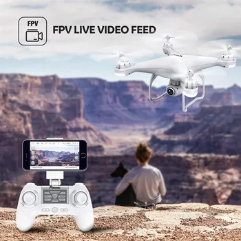 Potensic Profesionalus GPS Drone Wifi FPV Sraigtasparniai su 2K FHD vaizdo Kamera Auto Grįžti Namo Aukščio Laikyti RC Quadcopter 1/2 Baterijos