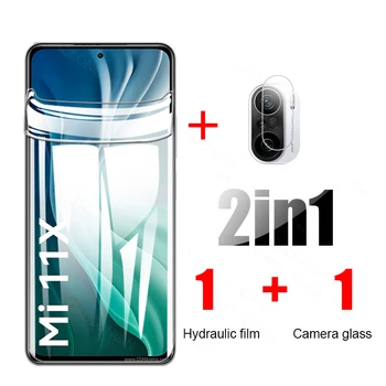 Mi 11x hidrogelio filmas xiaomi 11x pro screen protector mi 11 lite ultra 11 11i kameros objektyvo stiklas mi 10t pro 5g apsauginis stiklas