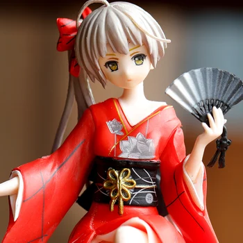 Japonija Yosuga no Sora Pav PVC Veiksmų Anime Lėlės Modelis, Žaislai Kimono Sora Pav automobilių Surinkimo Modelis Žaislas mergina dovana