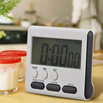 Daugiafunkcinis LCD Skaitmeninis Virtuvės Laikmatis Namų virtuvė Suskaičiuoti Iki Atgalinės atskaitos Žadintuvą Miego Laikmatis Chronometras Virtuvės Reikmenys