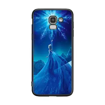 Sušaldyti Princesė Aisha Samsung Galaxy J2 j3 skyrius J4 Core J5 J6 J7 J8 Prime duo Plus 2018 M. 2016 m. 2017 Soft Black Telefono Dangtelį