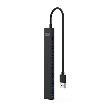 KEBIDU Didelės Spartos 5G/480 Mbps USB Separatorius 3.0/2.0 Hub 7 Ports su Nepriklausomų Jungiklis, Plėtimosi Hub USB 3.0/2.0