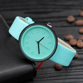 Saldainiai spalvos Unisex Paprastas Skaičius laikrodžiai moterims japonijos mados prabangos žiūrėti Kvarco Drobė Diržas Riešo Žiūrėti Mergaičių Dovanų Naują Rožinė