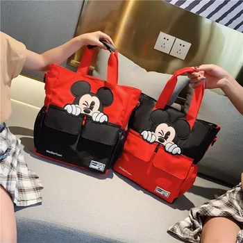 Disney Mickey mouse nailono mokyklos mokytojas maišelį vidurinės mokyklos studentas maišelį womem messenger pečių maišą berniukų, mergaičių rankinės
