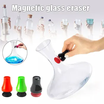 Naujai Magnetinio Tikslumo Valytoja lengvas Stiklo Valiklį Magnetinio Teptuku Mažų Žuvų Bakas Vyno taurė Virtuvės X