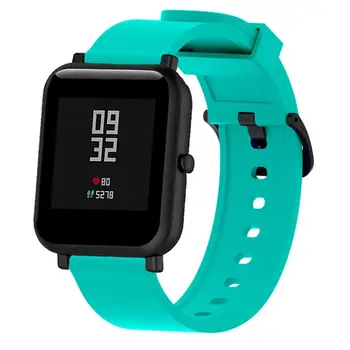 Minkšto Silikono Dirželis Xiaomi Huami Amazfit Pvp TIEK Lite Jaunimo Smart Žiūrėti Riešo Apyrankę Amazfit Pvp Watchband 20mm Dirželiai