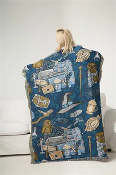 Naują magic pelėda Sofa Apima Amerikietiško stiliaus Mesti, Sofos Antklodė Dekoratyvinis Slipcover Cobertor ant Sofos-Lovos Plokštuma Kelionės Pledas