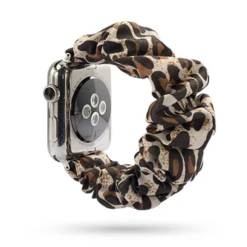 Scrunchie Elastinga Laikrodžių Dirželiai Watchband Apple Watch Band Serijos 6 5 4 3 38mm 40mm 42mm 44mm už iwatch Dirželis Apyrankę 6 5 4