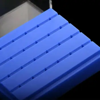 1 VNT 24 Skyles Karšto Pardavimo Plastiko Dantų Bur Turėtojas Dezinfekavimo laboratorijų Įranga Stomatologas Atveju Produktai Blue/White Box Blokas