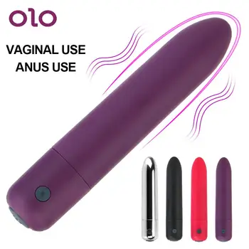 Galingas Kulka Mini Vibratorius Klitorio Stimuliatorius Dildo Vibratorius 10 Greitis G-spot Massager Stiprios Vibracijos Sekso Žaislai Moterims