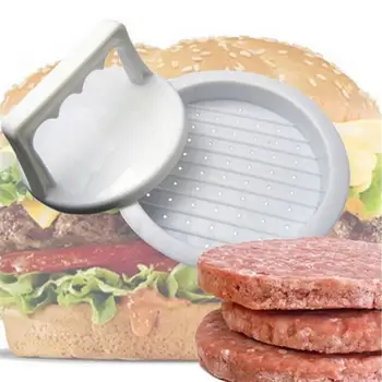 Apvalios Formos Hamburger Paspauskite Maisto Kokybės Plastiko Mėsainių Mėsos Grill Jautienos Mėsainiai Paspauskite Patty Maker Pelėsių, Virtuvės Reikmenys, Įrankiai