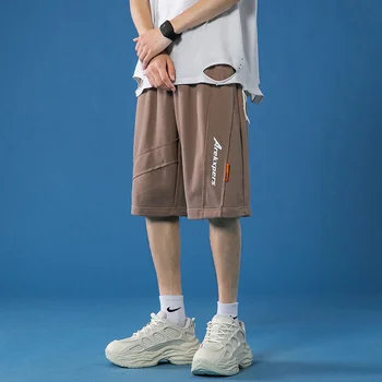 Vieno Eismo Mens Šortai Vyrams 2021 M. Vasaros Spausdinti Šortai Harajuku Mados Japonijos Streetwear Baltos Kelnės Atsitiktinis Šortai Vyrams