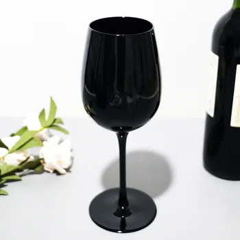 Kūrybos U-formos raudonas vynas decanter juodas stiklas raudono vyno stiklo aukštos kokybės švino-nemokamai