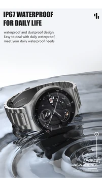 2021 Vyrų Smart Žiūrėti Paskambinti Laikrodžiai Vandeniui Fitneso Apyrankę Tracker Smartwatch Už Xiaomi 