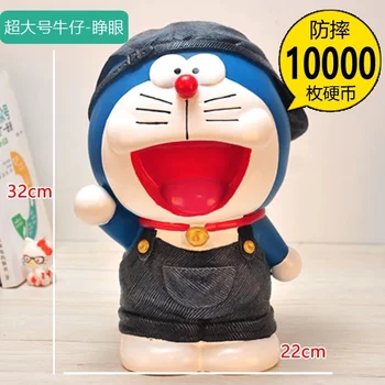 Anime Cartoon Doraemon Pigggy Banko Dekoracijas, Mielas Kūrybos Paveikslas Lėlės Piggy Bank Taupyklė Gali Vaikams, Dovana, Žaislai
