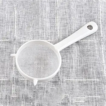 Virtuvės Rankinės Plastikinės Ekrano Akių Arbatos Lapų Kiaurasamtis Miltų Sietą Colander Greitai filtruotas aliejus sriuba