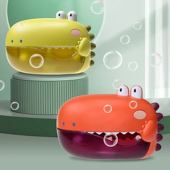 2021Baby Vonios Žaislas elektros dinozaurų burbulas mašina, vaikams, vaikų Baseinas Maudytis Vonioje Cartoon Formos, žaisti vandens žaislai dovanų