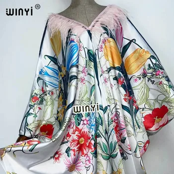 Vasaros Artimųjų Rytų aukštos kokybės rankų valcavimo ruoželiniu mados spausdinti sukienka Maxi moterų rūbeliai long beach V-kaklo Bohemijos suknelė
