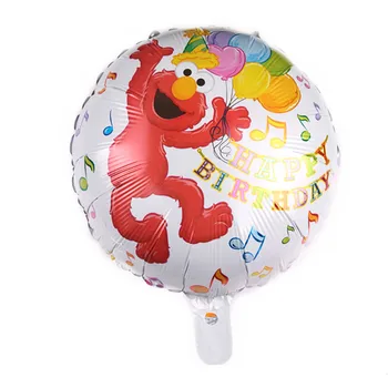 18inch turas Sesame Street Temą folija balionų Šalis Dekoro Cartoon 12 Colių Latekso Balioną Vaikų Gimtadienio Apdaila