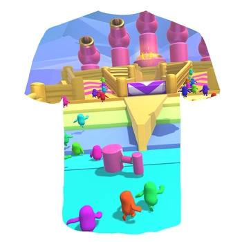 2020 metų Vasaros 3D Atspausdintas T-shirt Berniukai Naujos Tarp Mūsų 