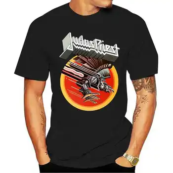JUDAS PRIEST VINTAGE marškinėliai Muzika Sunku Classic Rock Metalo Mirties Thrash Heavy Vasaros trumpomis Rankovėmis, Medvilnės Marškinėliai Mados