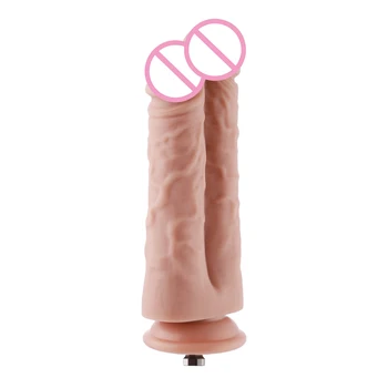 Hismith 2IN1 dildo 7 cm, plotis-7,5 colių Insertable KlicLok reikmenys, sekso mašina p sekso žaislai g vietoje dvigubo silikono dildos