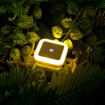 Automatinis Naktinis LED Lempos Indukcijos Jutiklis Kontrolės Lemputė Smart Home Nakties Šviesos diodų (LED) Kvadratas Šviesą Kūdikis Miegamojo, Prieškambario dropshipping
