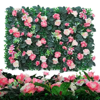 40*60CM Dirbtinių Rožių Palikti Gyvatvorių Skydelis UV apsauga, Privatumo Tvora Ekrano Lauko Sodo Kieme, Vestuvių Dekoravimas