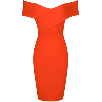 Ocstrade Off Peties Tvarstis Suknelė 2021 Naują Atvykimo Orange Tvarstis Suknelė Bodycon Vasarą Moterys Mini Seksualus Naktinis Klubas Šalis Suknelė
