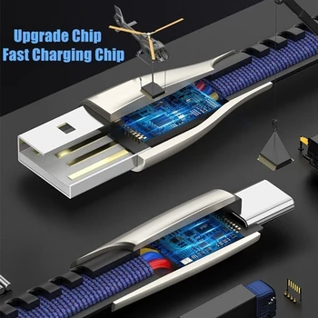USB C Kabelio 5A USB C Tipo kabelis Greito įkrovimo Kabelis Samsung 