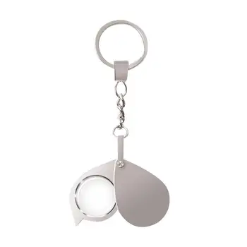 Mini Nešiojamas 15X Lankstymo Raktų Žiedas didinamasis stiklas Su Key Chain, Kasdien Ranką Didinamojo Stiklo Akiniai Įrankis Lupa Dovana