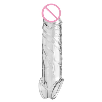 3 Tipų Transparents Penio Mova Daugkartinio Naudojimo Prezervatyvai Sekso Žaisliukai Vyrams Atidėti Ejakuliacija Dildo Stipriklis Plėtros Intymių Prekių