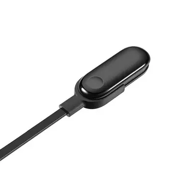 NAUJAS USB Įkroviklio Adapterio Laidą Xiaomi Mi Band 3 Miband 3 Įkroviklio Kabelis Smart Apyrankės Apyrankės Mi Band 3 Įkrovimo Kabelis Band3