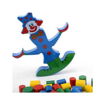 Kūdikių Modelių Kūrimo Rinkinys, Klounas Balansas Medinis Žaidimas Žaislas Vaikams, Statyba Blokai Nušvitimą Švietimo Žaislas, Aukštos Kokybės, Saugos