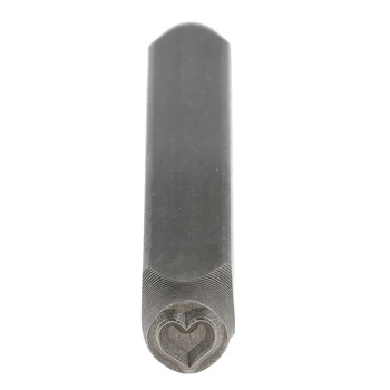 6mm Širdies Konstrukcijos Metalo, Plieno, Antspaudas Punch Metalo, Odos, Molio Formavimo Priemonė