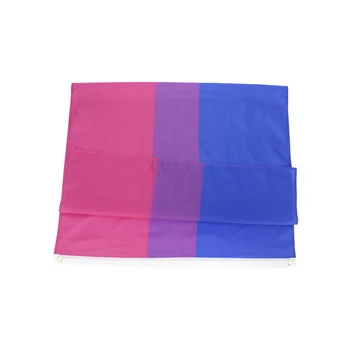 3x5Fts Biseksualų Pasididžiavimas Vėliavos LGBT Pink, Blue Rainbow Reklama