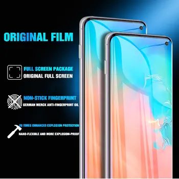Hidrogelio Plėvelės Samsung Galaxy A50 A51 A71 Screen Protector for Samsung A70 A10 A30 A01 A81 S10 Lite A7 2018 Stiklo