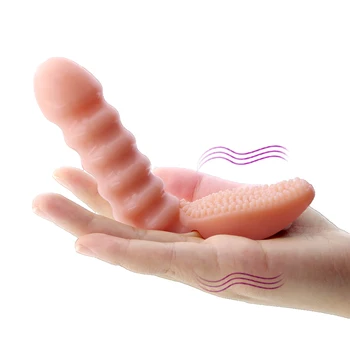 Suaugusiųjų sekso produktai Lankstus Dildo Piršto Vibratorius Makšties Erotinis sekso žaislai Moterims, Klitorio piršto Massager G spot Vibratorius