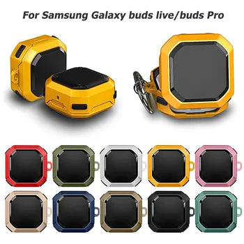 Samsung Galaxy Pumpurai Live/Pro Atveju Belaidės Ausinės Atveju Galaxy Pumpurai Pro Live Apsauginis gaubtas Su laikikliu atsparus smūgiams atveju