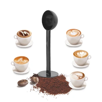 Praktiniai Kavos Kaušeliai 2 in 1 Plastikinių Kavos Pupelių Arbatos Šaukštas, Matavimo Priemonė, Kavinė Plūkimo Scoop Suklastoti Virtuvės Įrankis