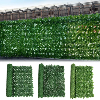 Dirbtinių lapų tvora ju Dirbtinis Gyvatvores Tvora Dirbtiniais Ivy Vynuogių Lapų Dekoravimo, Modeliavimo Žalieji Augalai, Lauko Sodo Dekoro