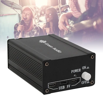 USB 48V Mikrofonas Phantom Maitinimo BM-800 Studijoje Įrašinėti Audio Adapteris Karaoke Kondensatoriaus Mikrofonas, Fantominis Maitinimas