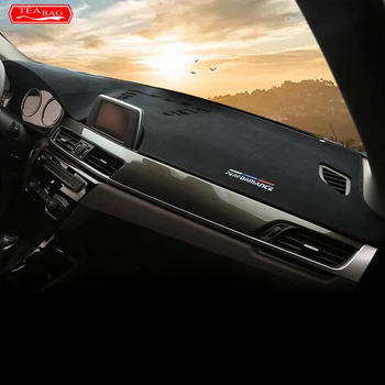 Automobilio prietaisų Skydelio Dangtelį Kilimėlis BMW X1 X2 F48 F39 E84 Anti-skaidrių Trinkelėmis Dashmat Saulės Pavėsyje, galiniu langu Padengti Kilimų automobilių Reikmenys