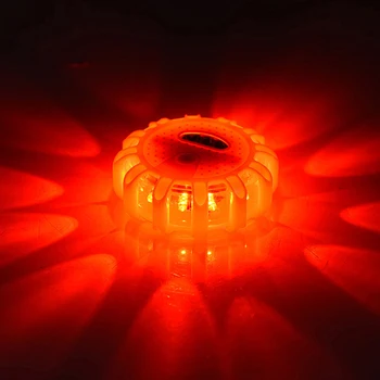 1pc LED Kelių Raketos Pagalbos Diską Saugos Šviesos Mirksi Pakelės Švyturys Įspėjimas