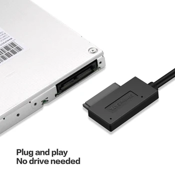 2021 Naujas SATA Į USB Kabelis Sata Su USB2.0 Adapteris 6+7P SATA Su USB2.0 Easy Drive Linijos Perdavimo Sąsiuvinis Optinis Įrenginys