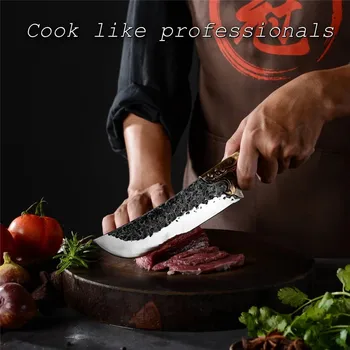 Naujas Virtuvinis Peilis Skerdimo Mėsininkas Virėja, Cooking Įrankį, Kinijos Ranka, Kūjo Kaltinis Peilis Pchak Mėsos, Žuvies, Daržovių Smulkinimo Peilis