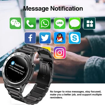 Smart Watch Vyrų GPS Kelio Įrašymo Sport Fitness Tracker jutiklinių Temperatūrą, Stebėti Širdies ritmą Smartwatch Už 