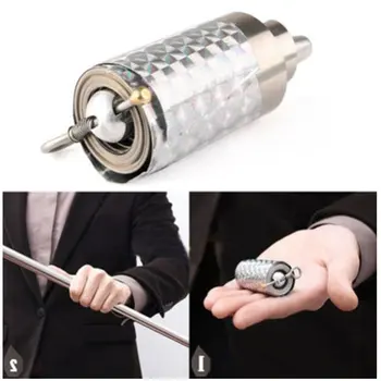 Nešiojamų Dydžio Nerūdijančio Plieno Teleskopinis Stick Nešiojamų Kovos Menų Metalo Magic Wand Kišenėje savigynai Stick